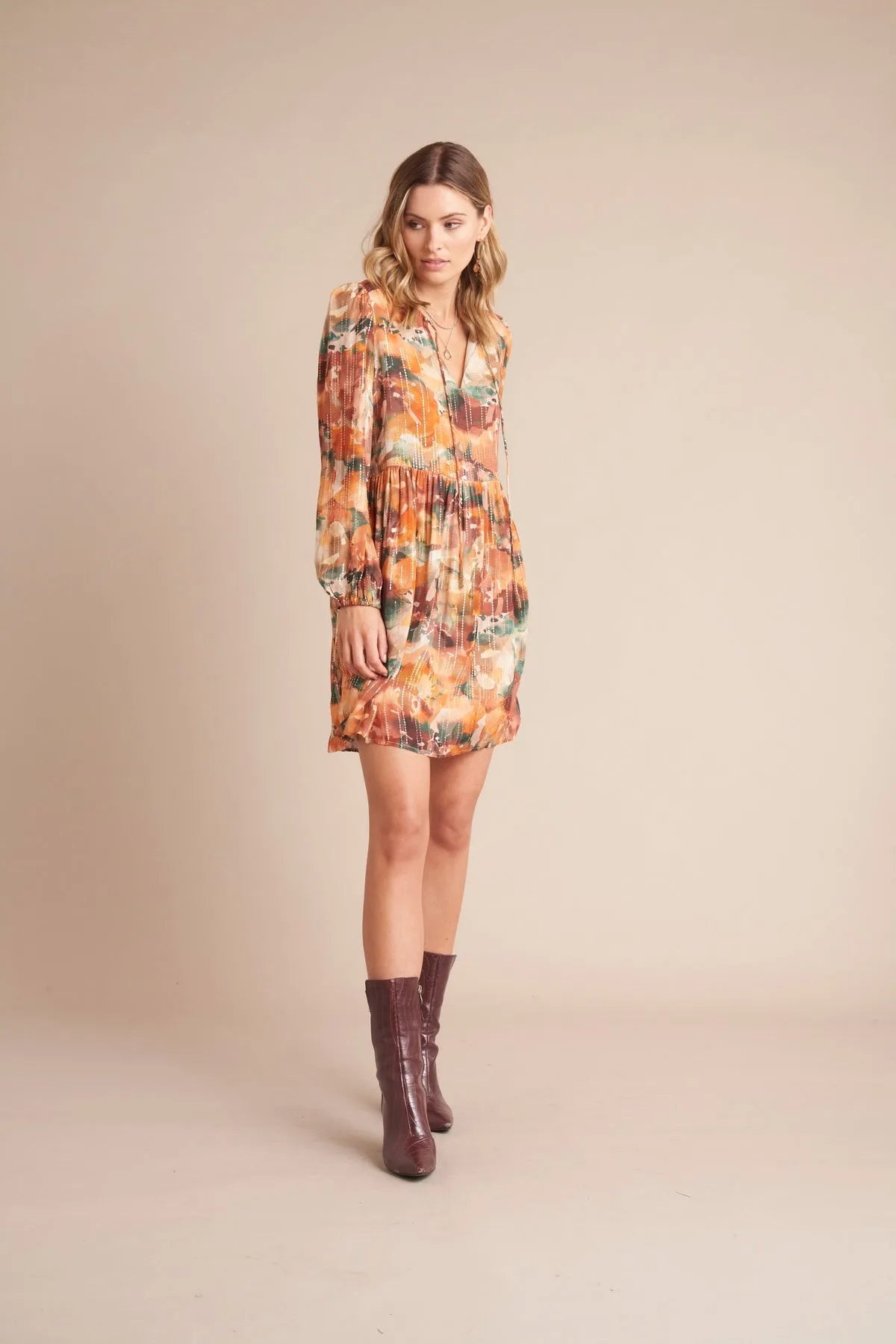 ARABELLA LUREX MINI DRESS - Gysette