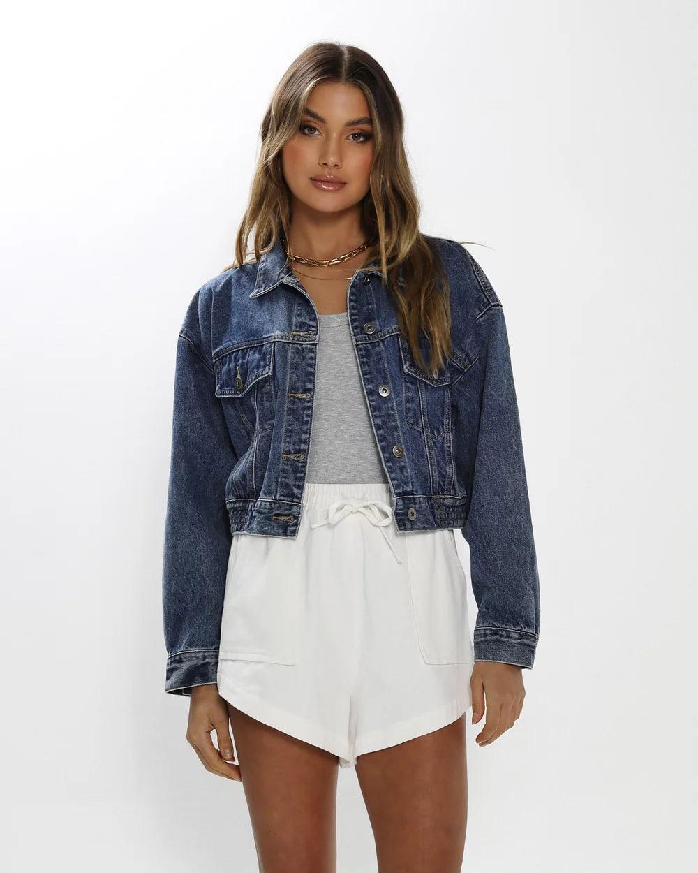 Toby Denim Jacket by Madison The Label - in S | SWAACE