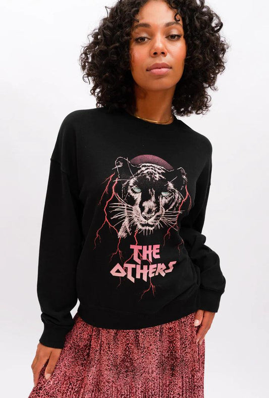 Amara Slouch Sweat - Puma Black by We Are The Others - in 2/S | SWAACE