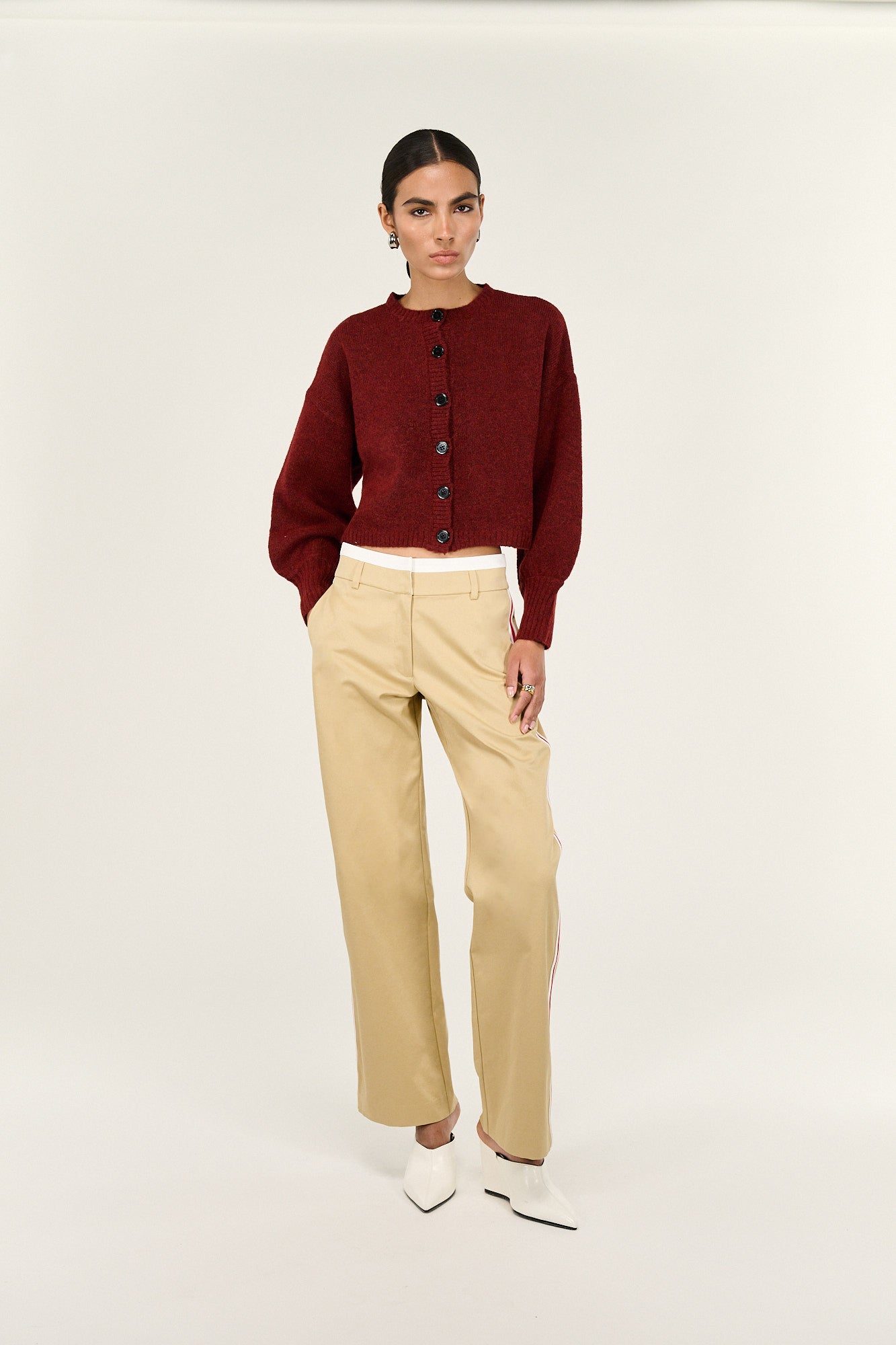 Sigrid Cardigan - Wine