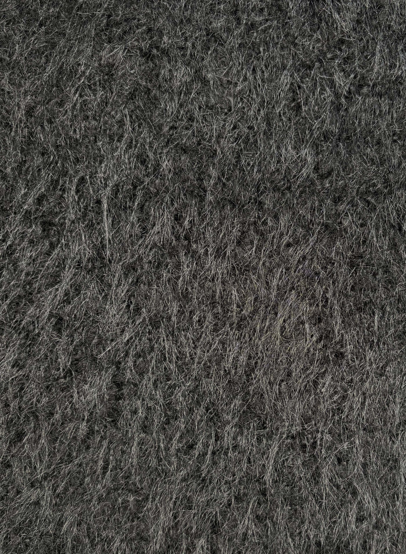Octave Coat - Black Fluffy
