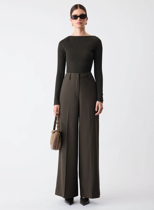 Counter Balance Top - Dark Olive