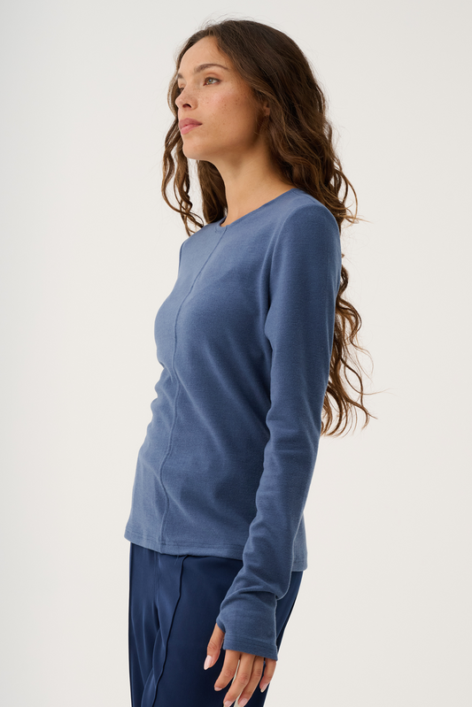Aspyn Long Sleeve Top - Slate
