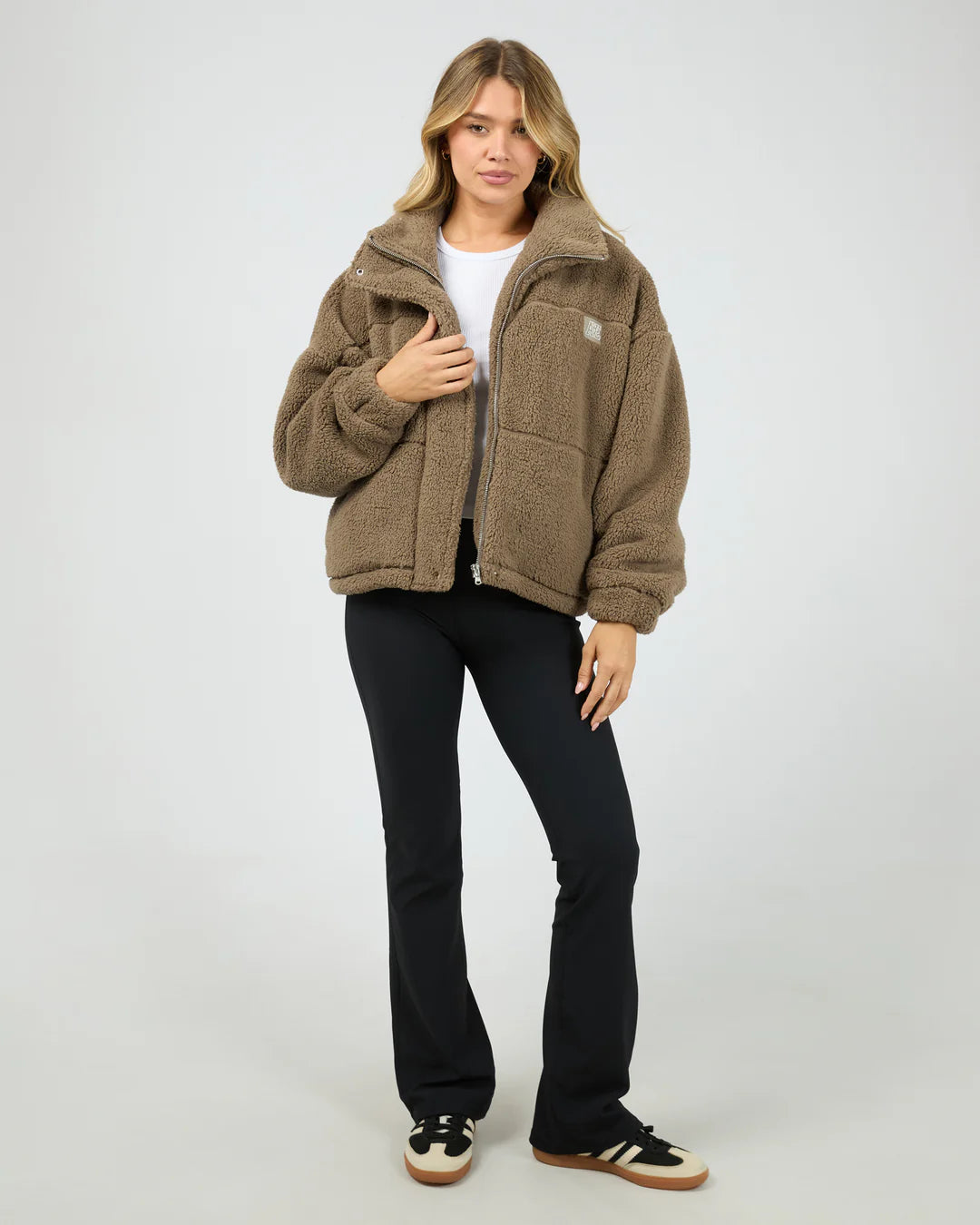 Cosy Club Teddy Jacket - Mocha