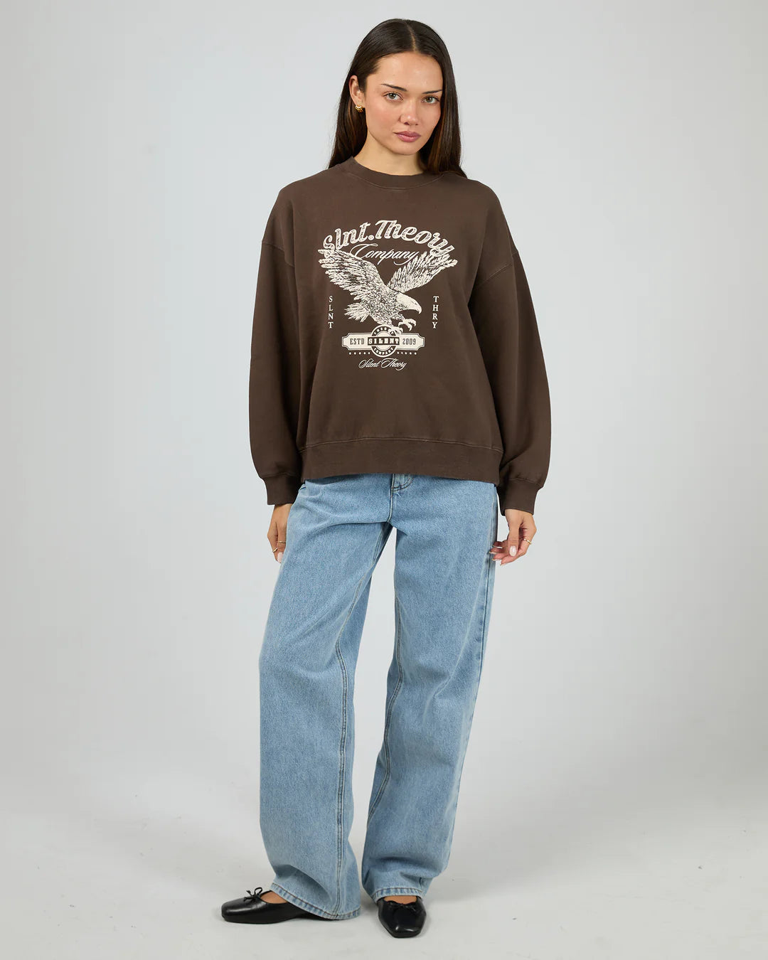 Legacy Crew Sweater - Chocolate