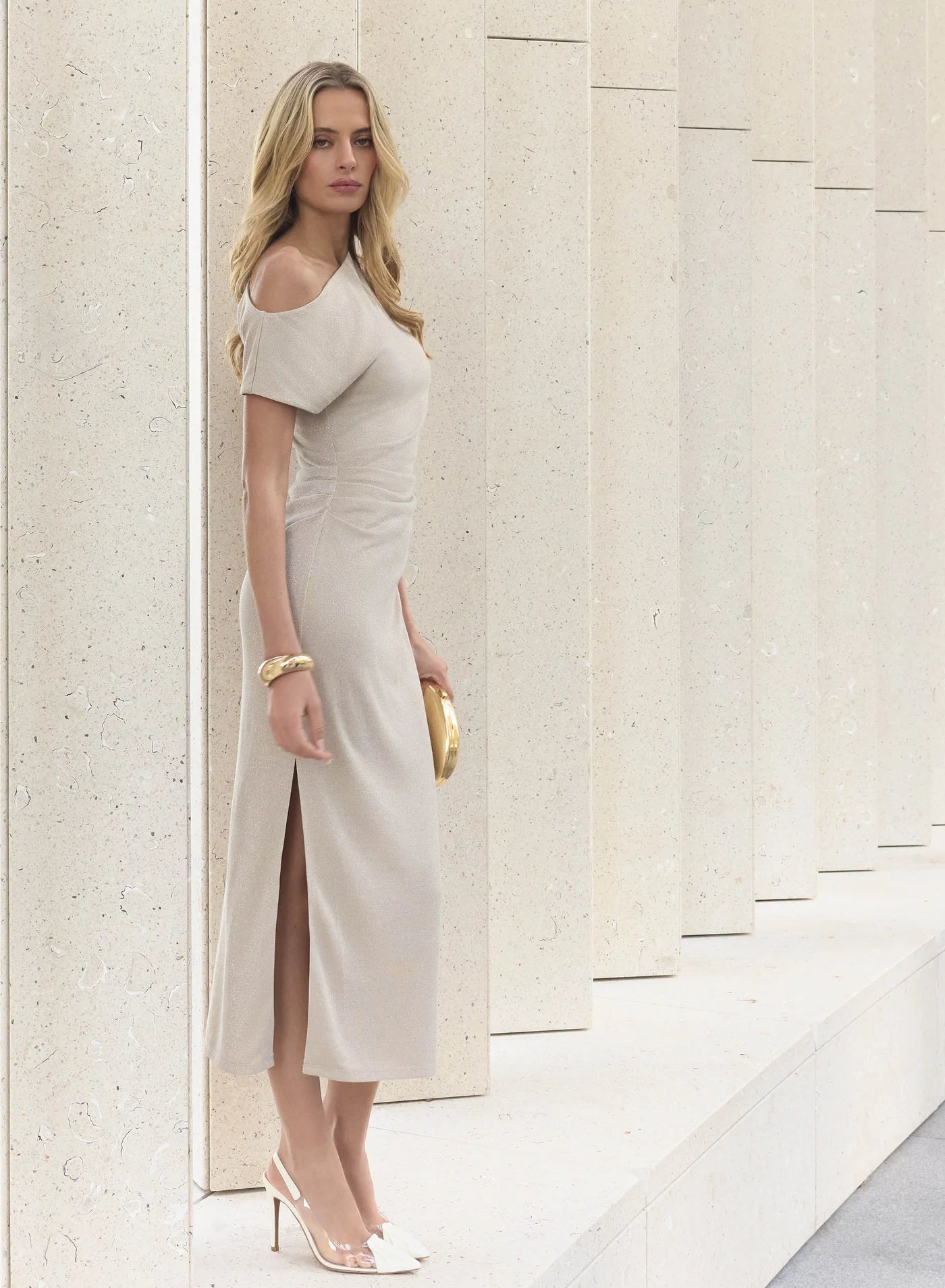 Lunar Maxi Dress - Lunar-Gold