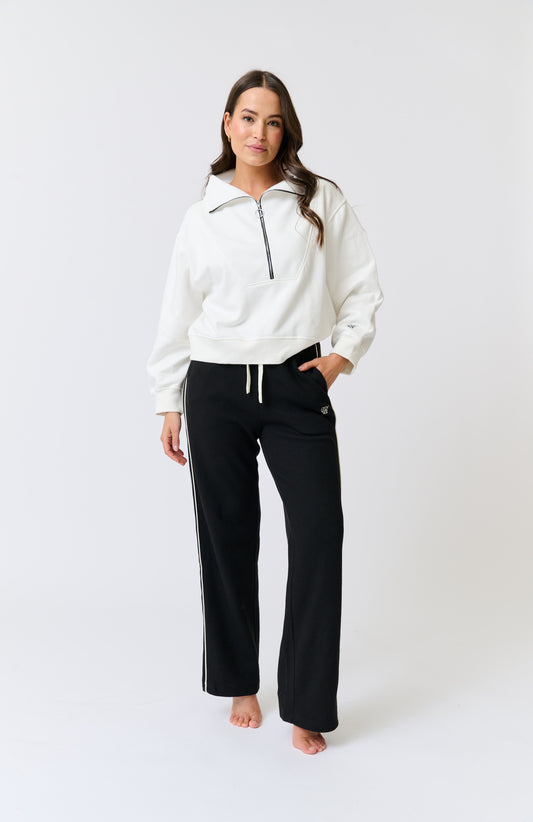 Lena 1/4 Zip Sweater - Cream