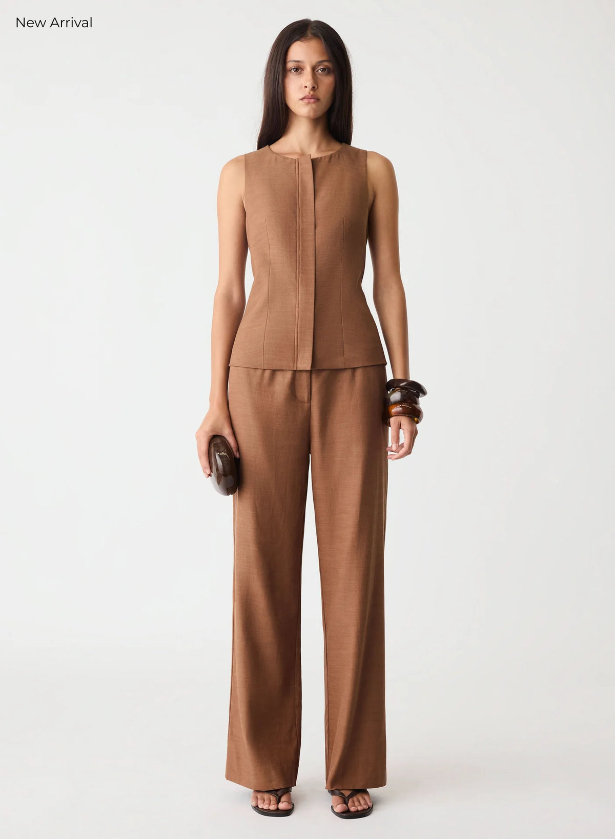 Paragon Zip Top - Dune Brown