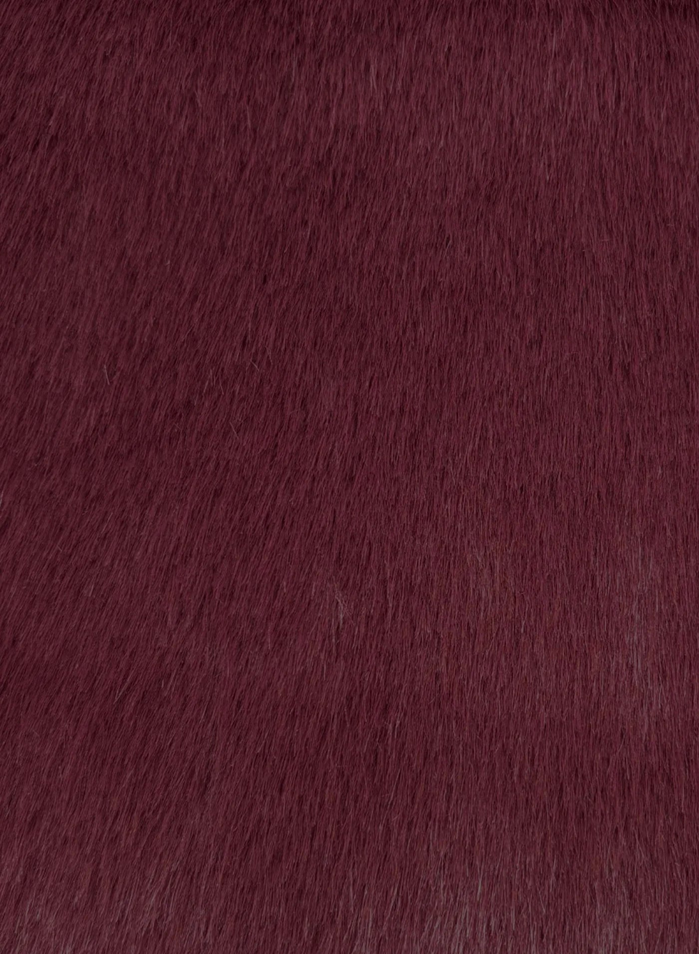 Harmony Fur Coat - Wine