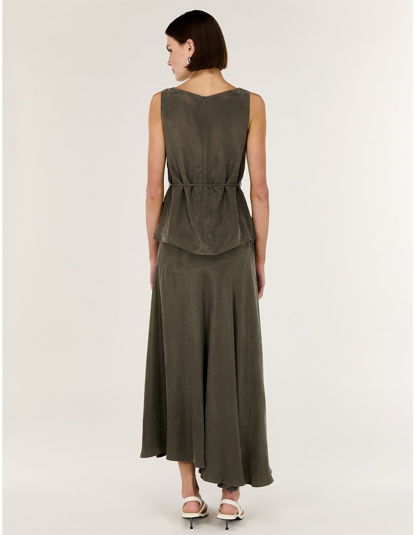 Stevie Pixie Maxi Skirt - Olive