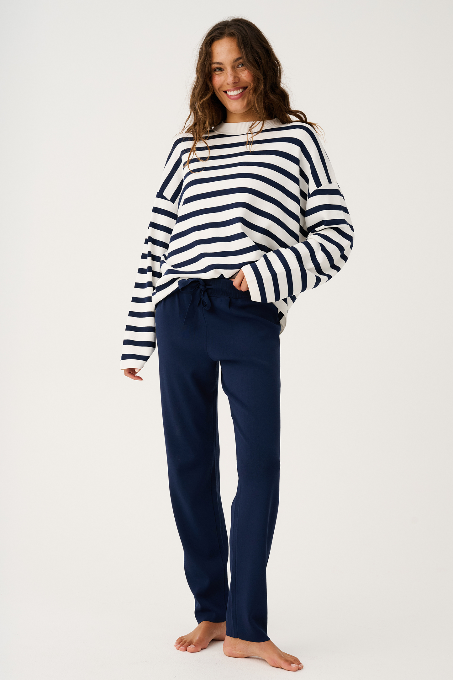 Pennie Knit Pant - Navy
