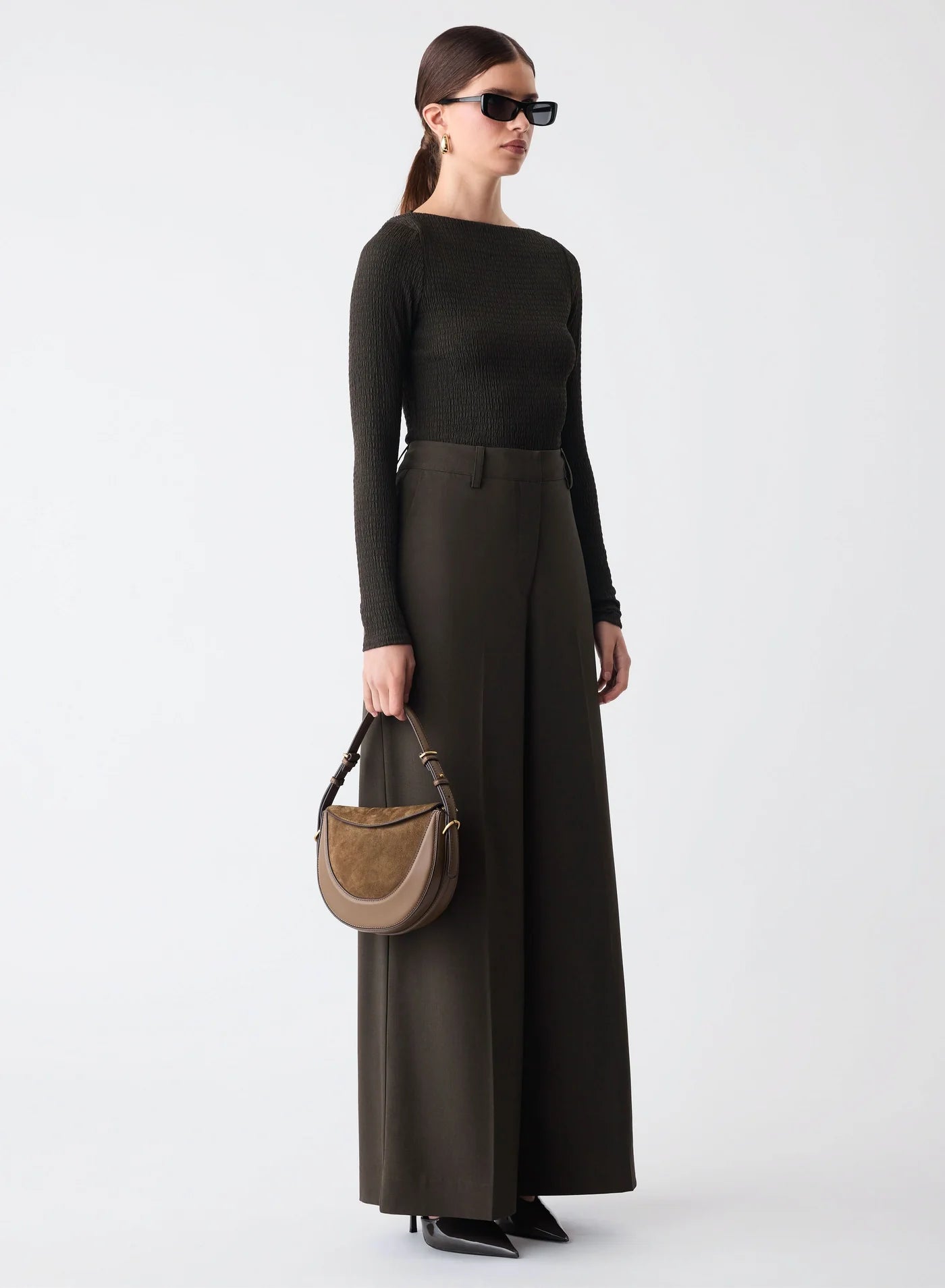 Counter Balance Top - Dark Olive