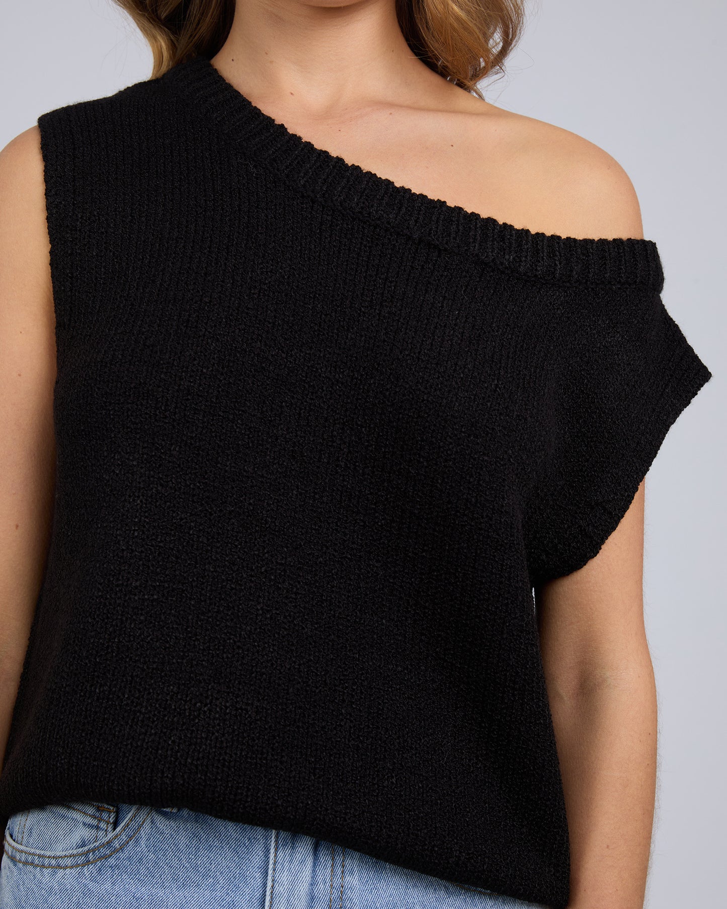 Solara Knit Top - Black