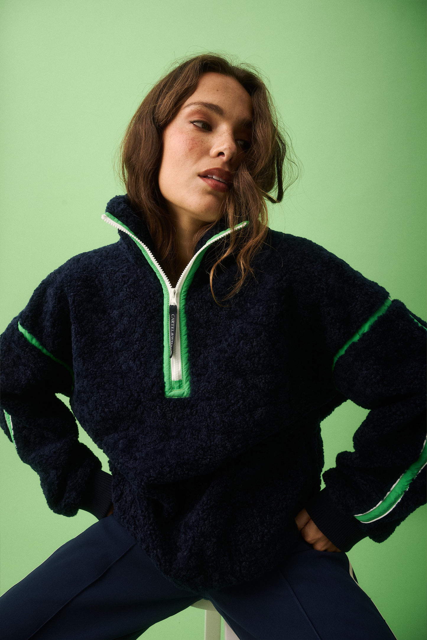 Margot Pullover Sweater- Marine