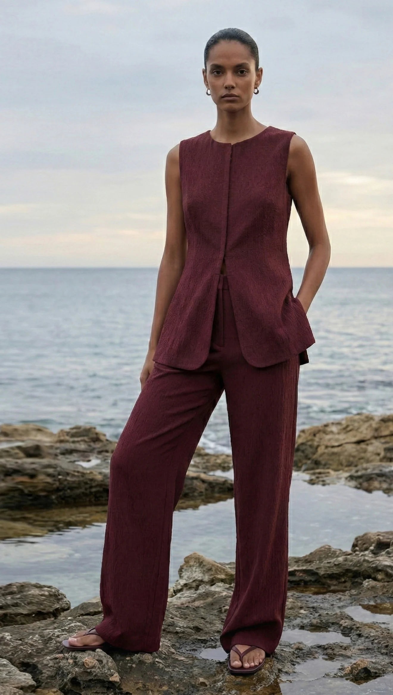 Sera Vest Top - Shiraz
