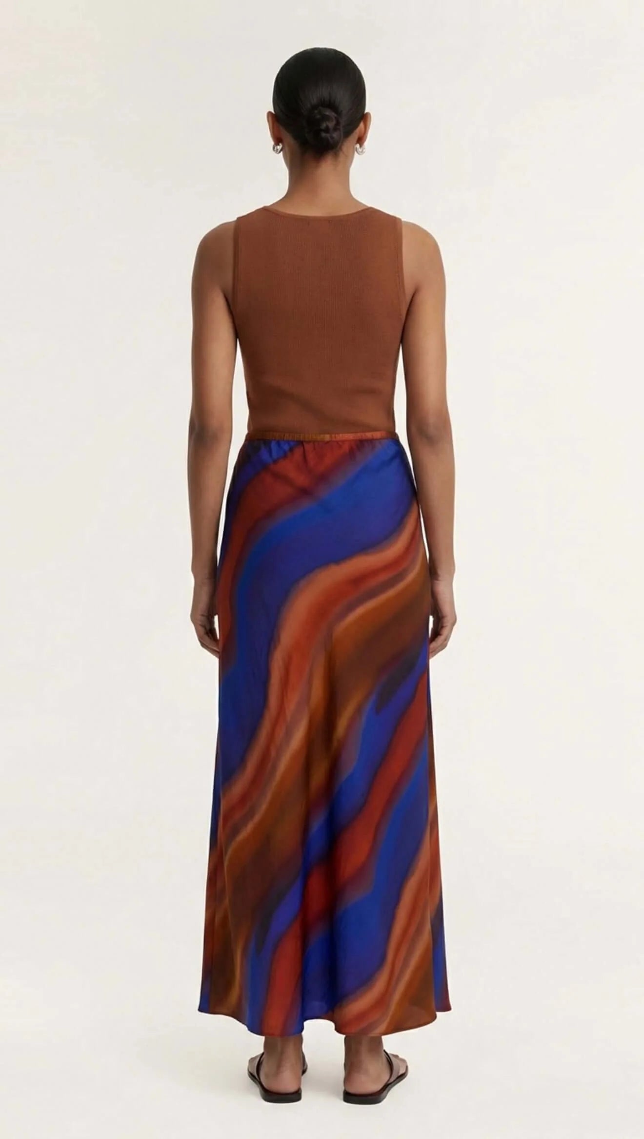 Vista Bias Maxi Skirt - Ombre