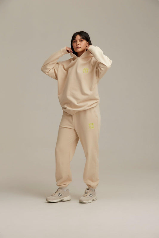 Subway Hoodie & Track Pant Set - Salt by The Fifth Label - in XS | SWAACE