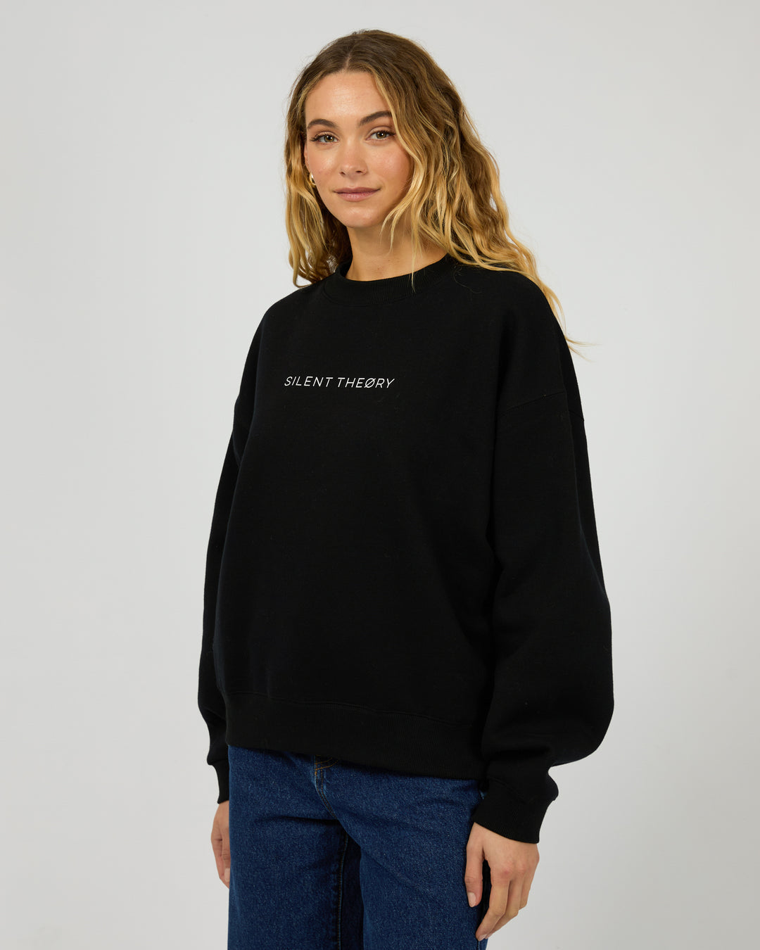 Logo Crew Sweater - Black