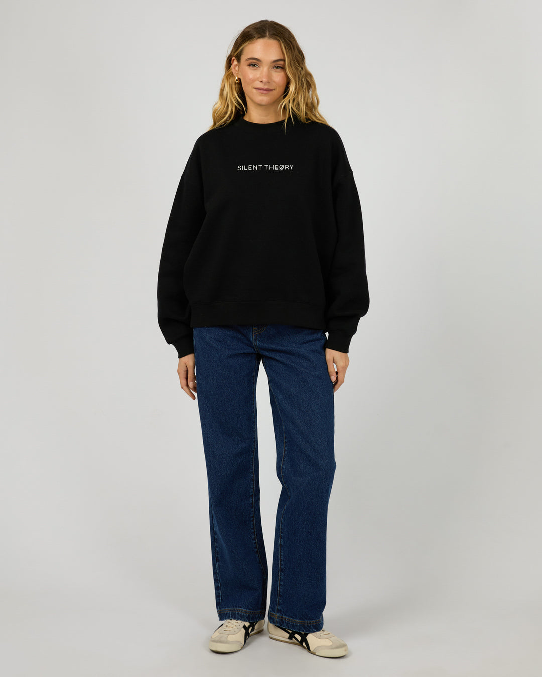 Logo Crew Sweater - Black