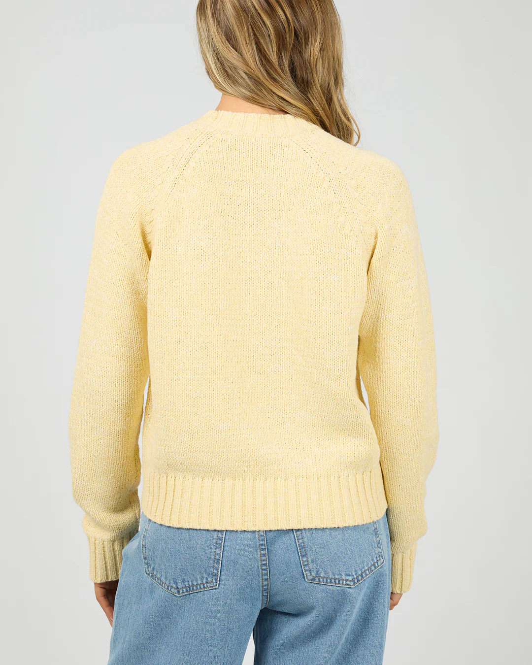 Talullah Crew Knit Jumper - Yellow