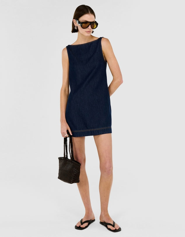 Lea Mini Dress - Indigo