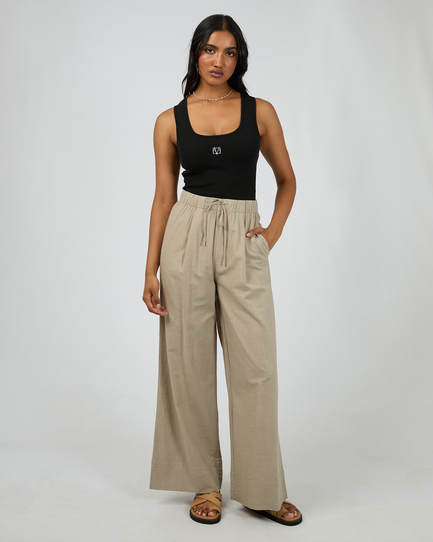 Essential Pant - Stone