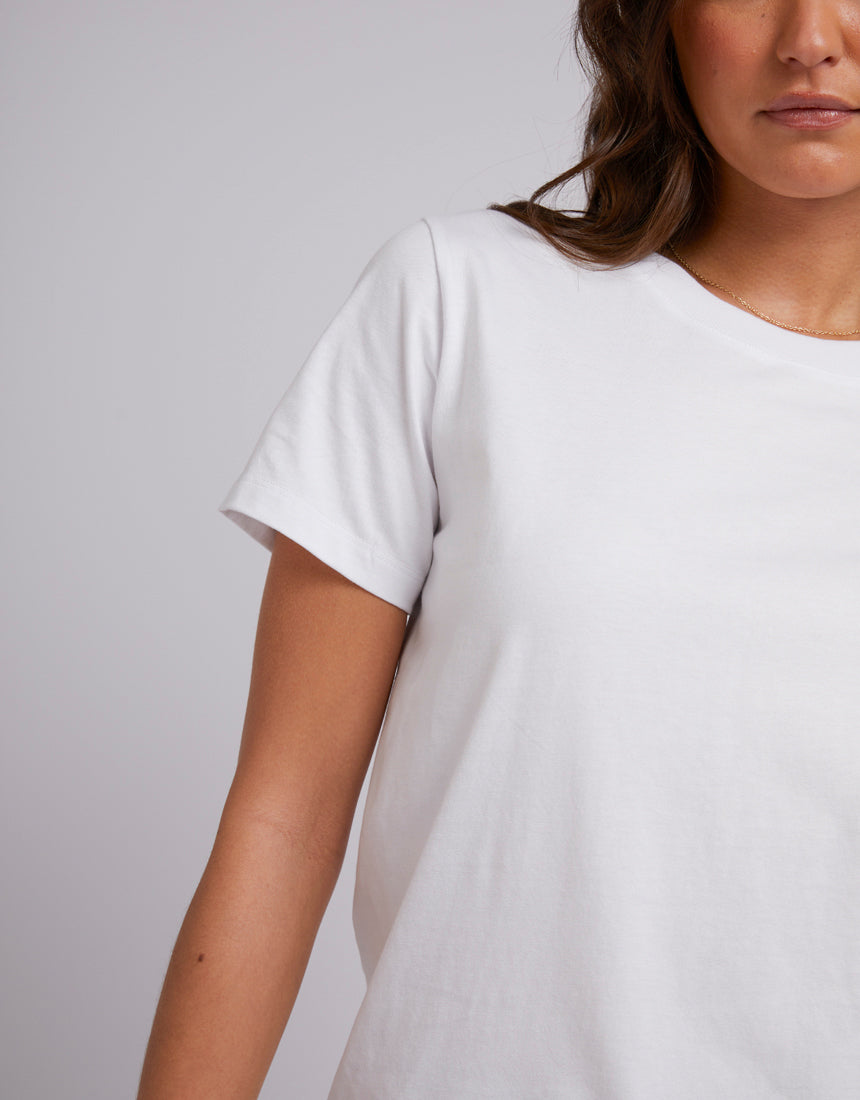 Layering Tee - White by Silent Theory - in 8 | SWAACE