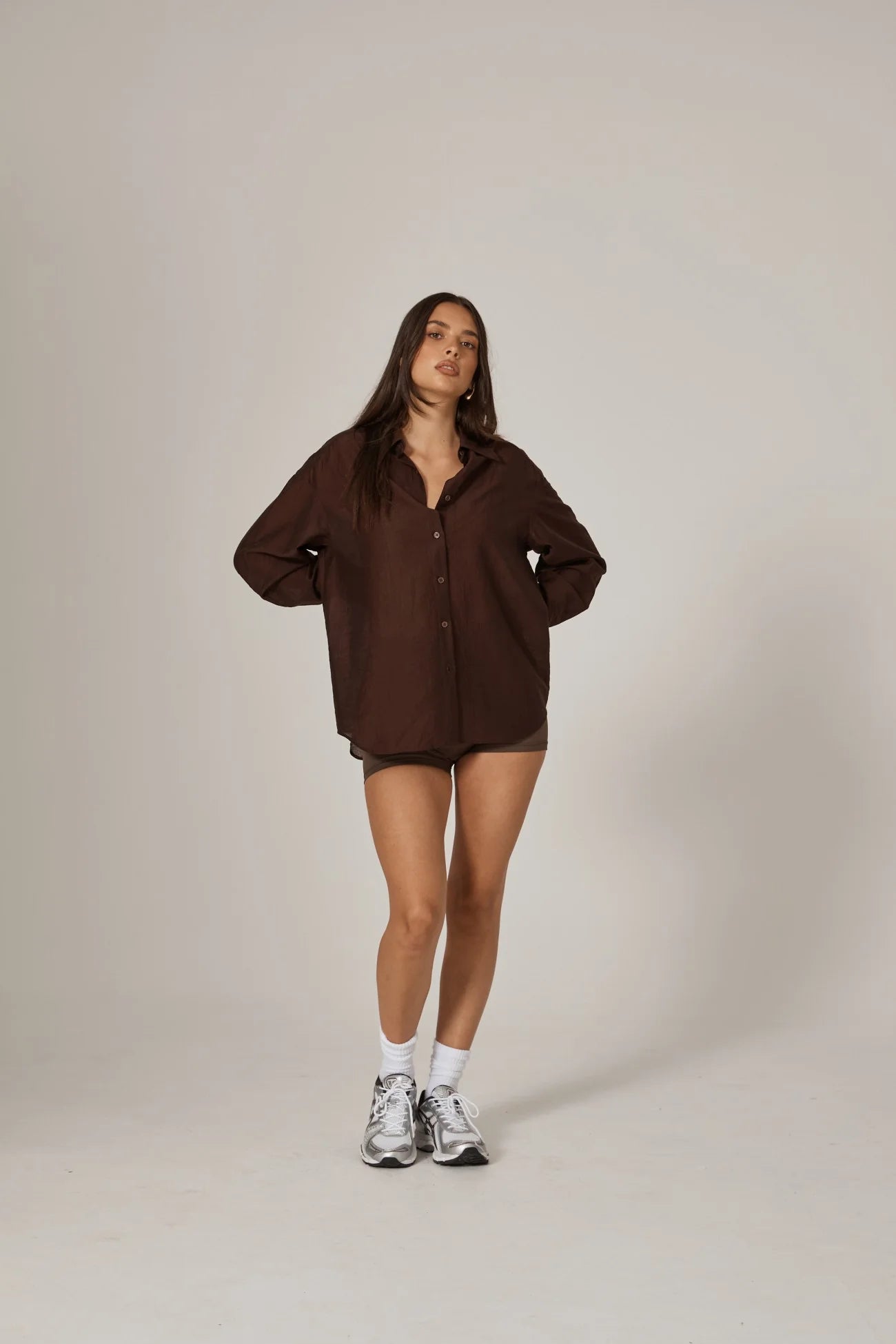 Lennox Relaxed Shirt - Chocolate