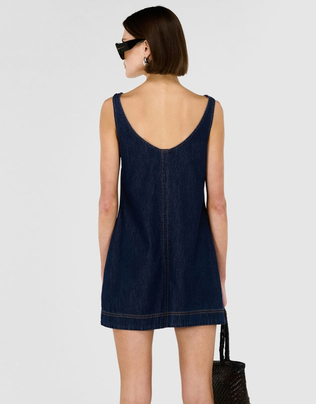 Lea Mini Dress - Indigo