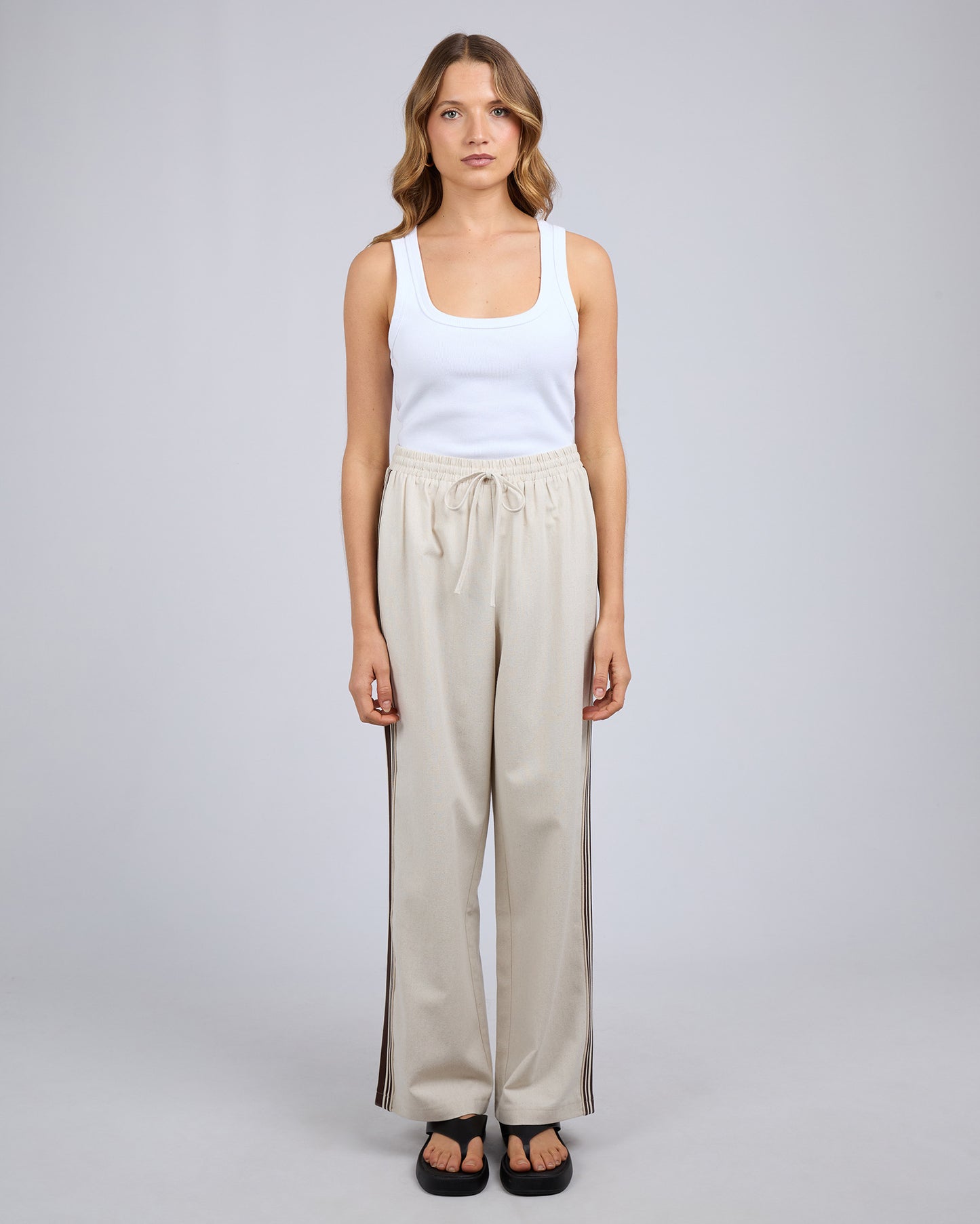 Matilda Linen Pant - Natural