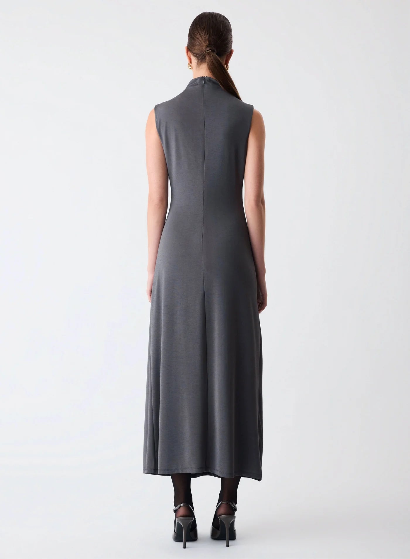 Layout Dress - Charcoal