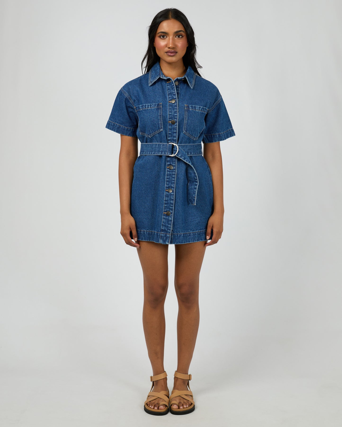 Sunny Denim Dress - Heritage Blue