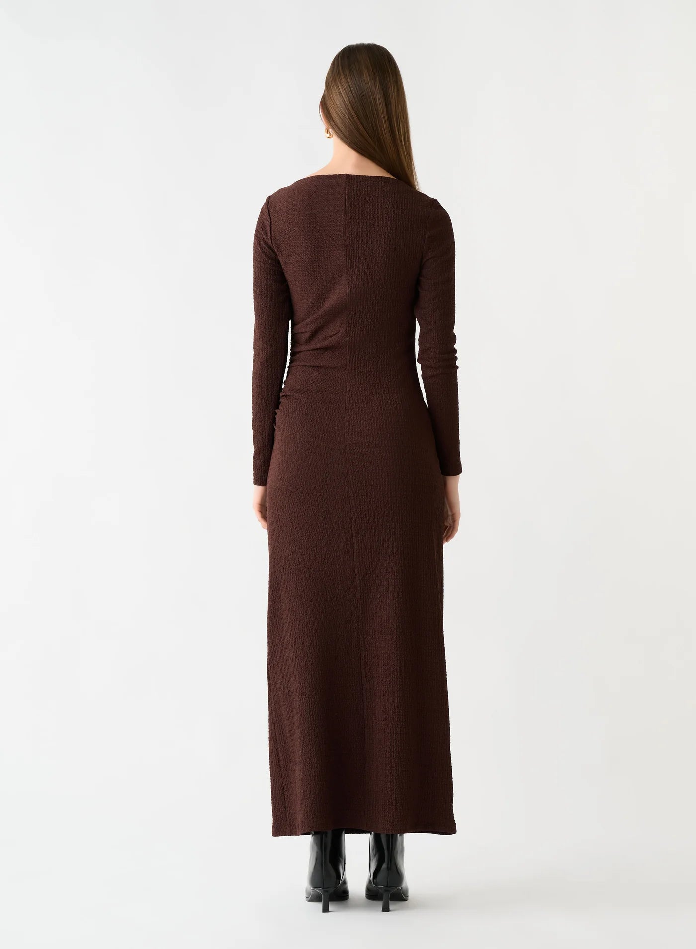 Lulea Midi Dress - Coffee