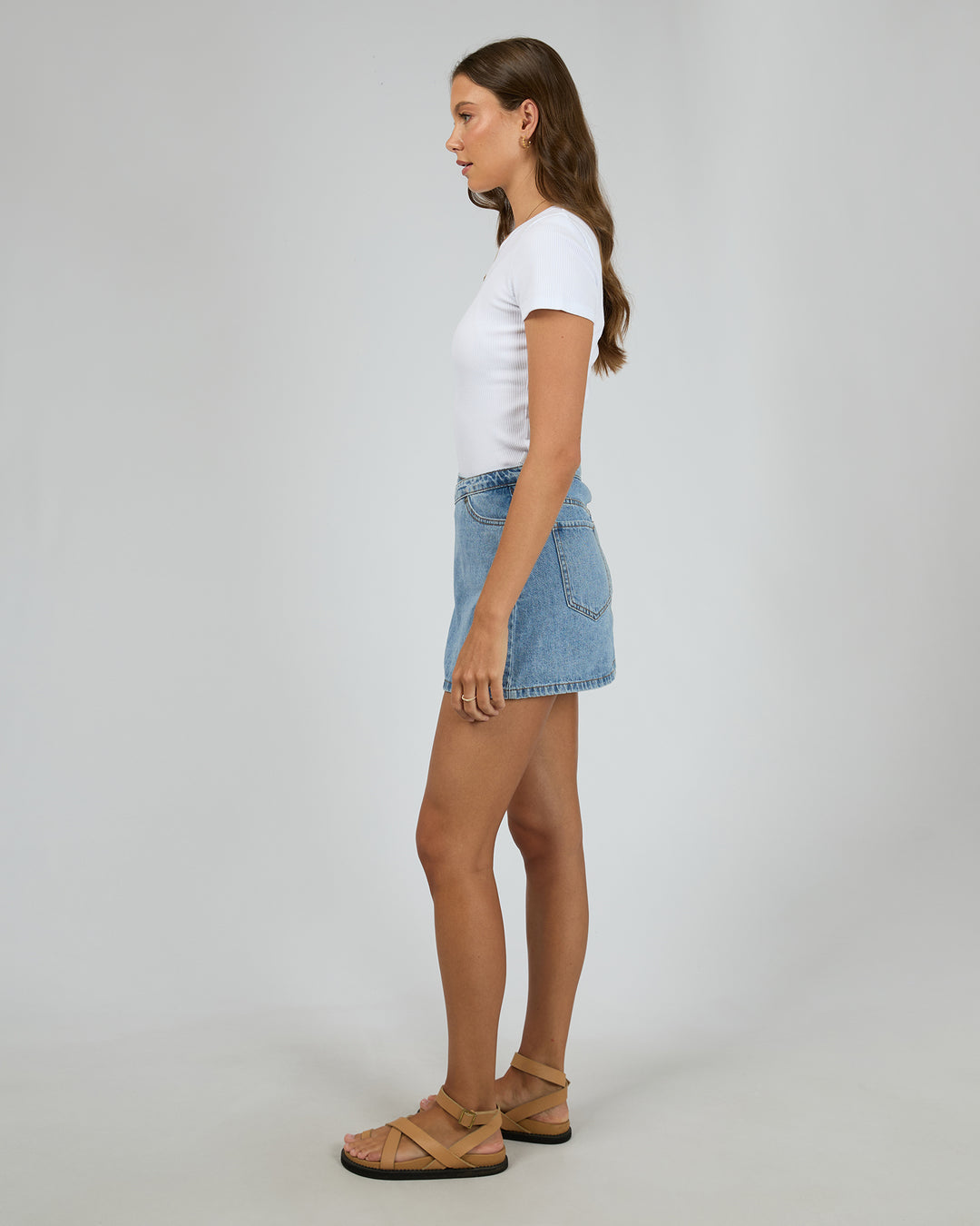 Lenni Mini Skort - Light Blue