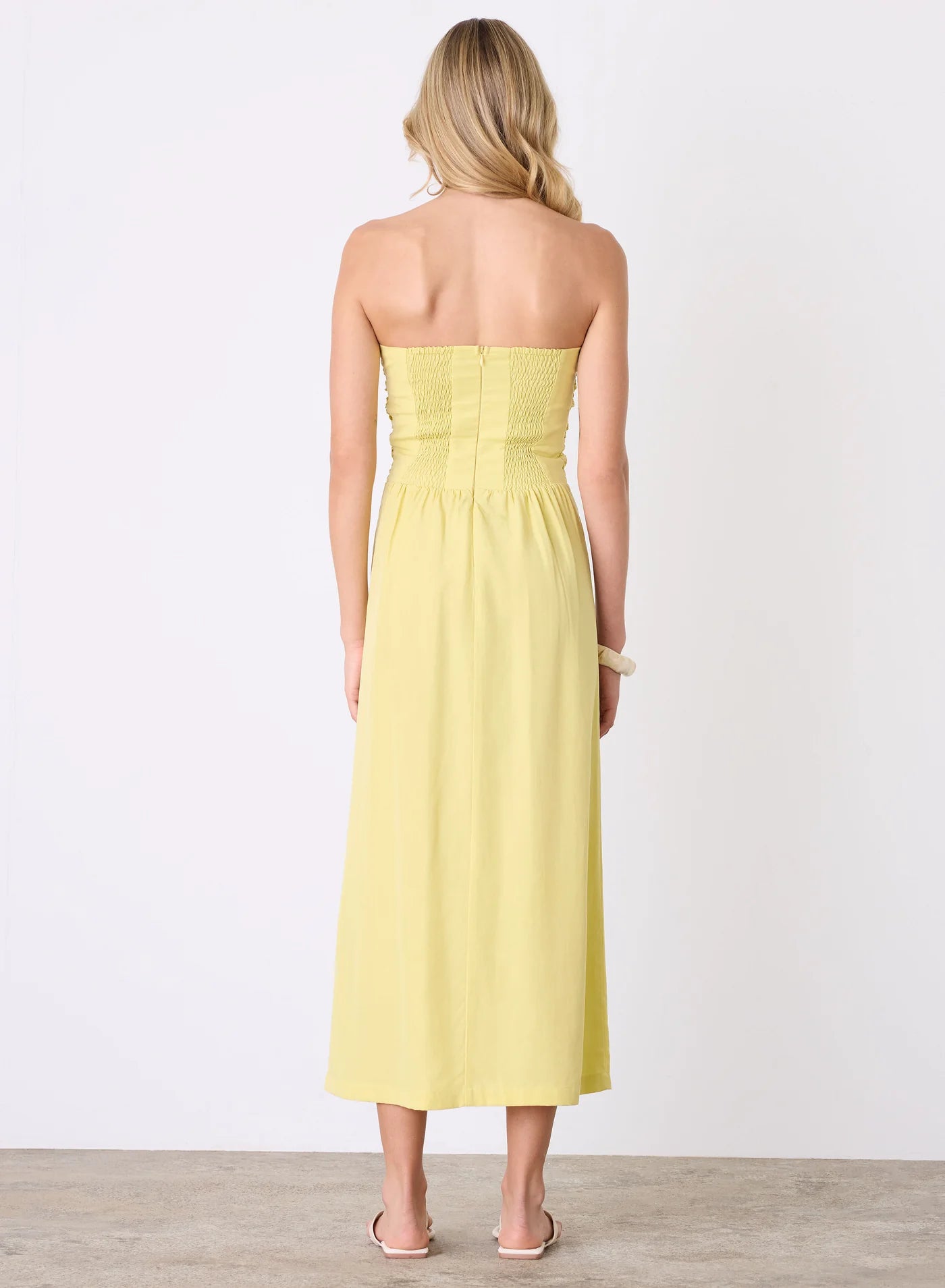 Popsicle  Bandeau Dress - Citrus