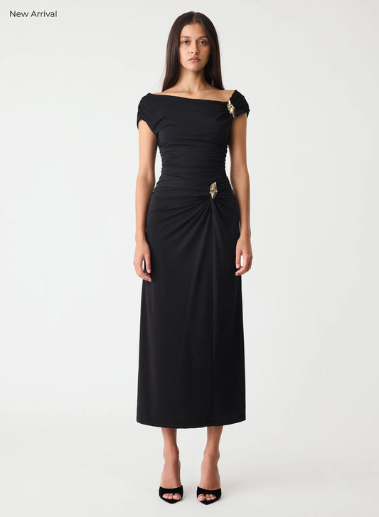 Sculpted Skirt - Black - Esmaee
