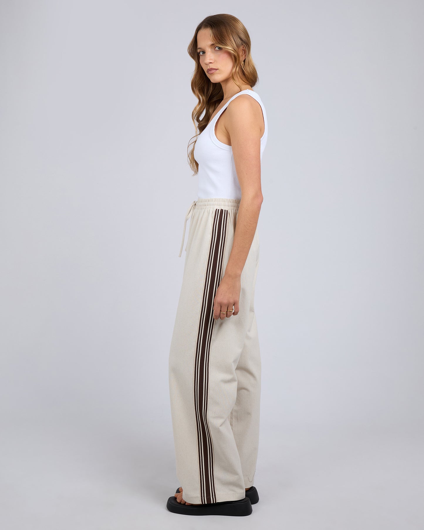 Matilda Linen Pant - Natural