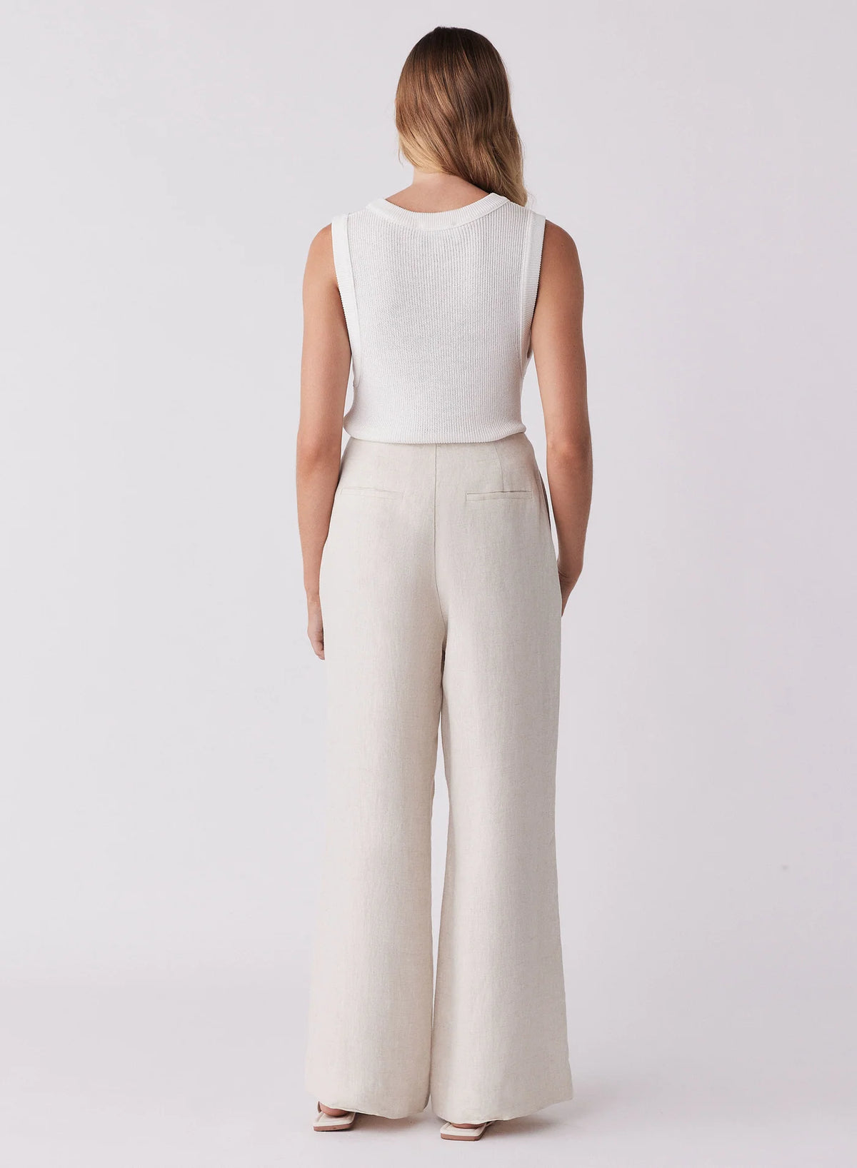 Rebound Knit Tank - Ivory