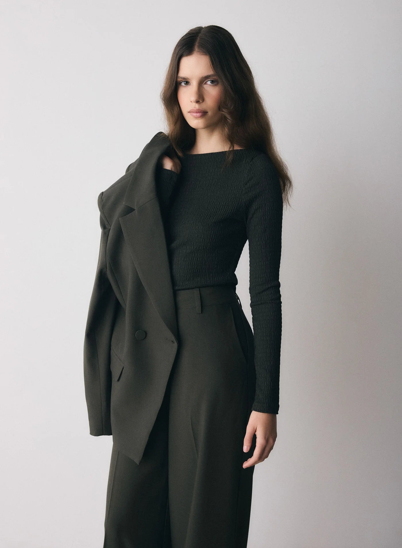 Counter Balance Top - Dark Olive