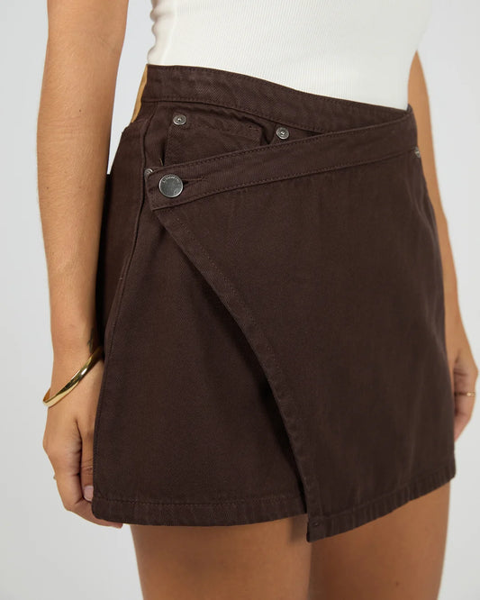 Lenni Mini Skort - Brown