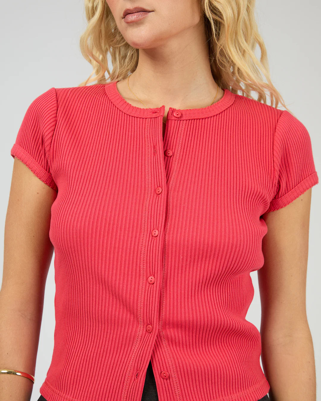 Bailey Knit Top - Berry