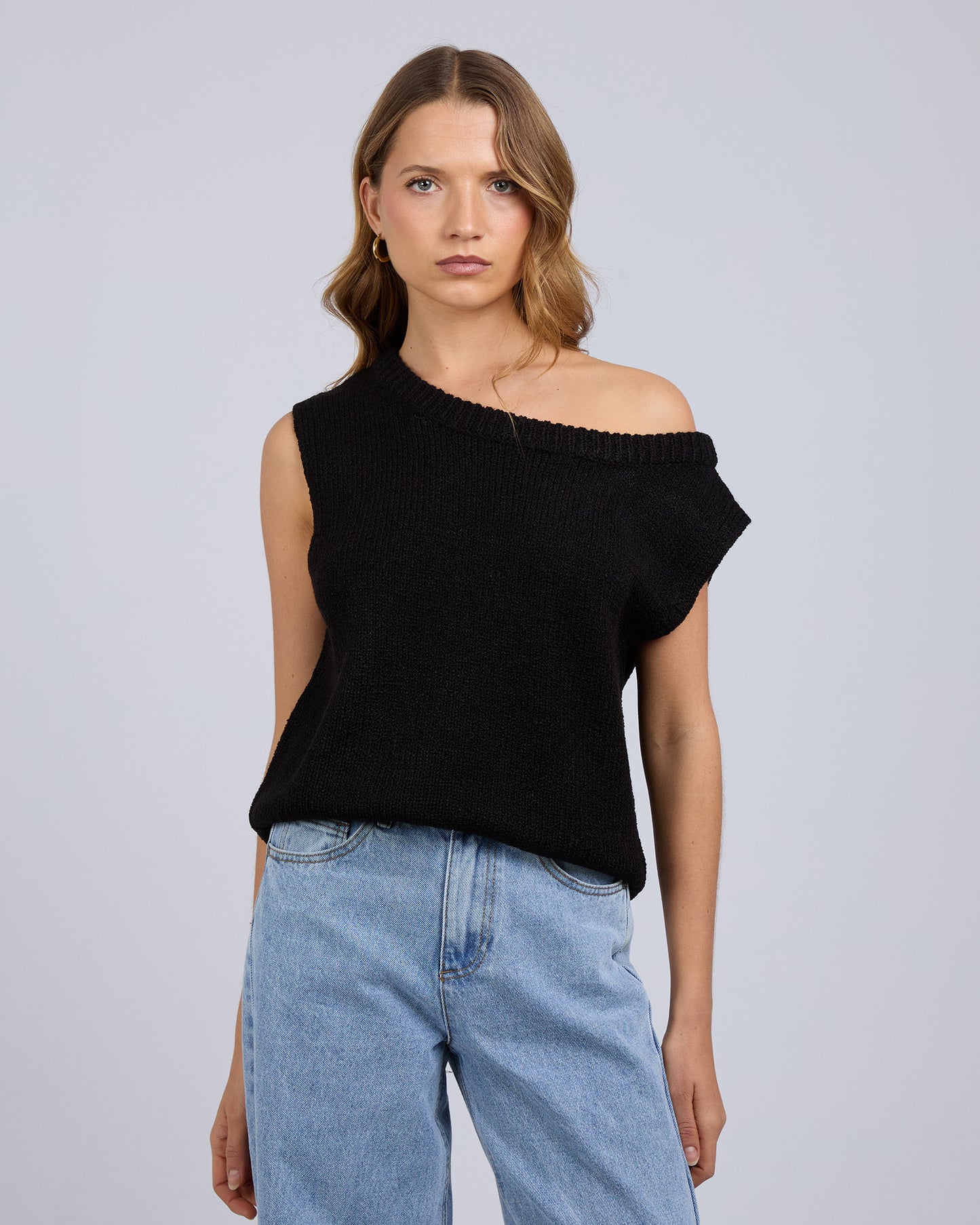 Solara Knit Top - Black