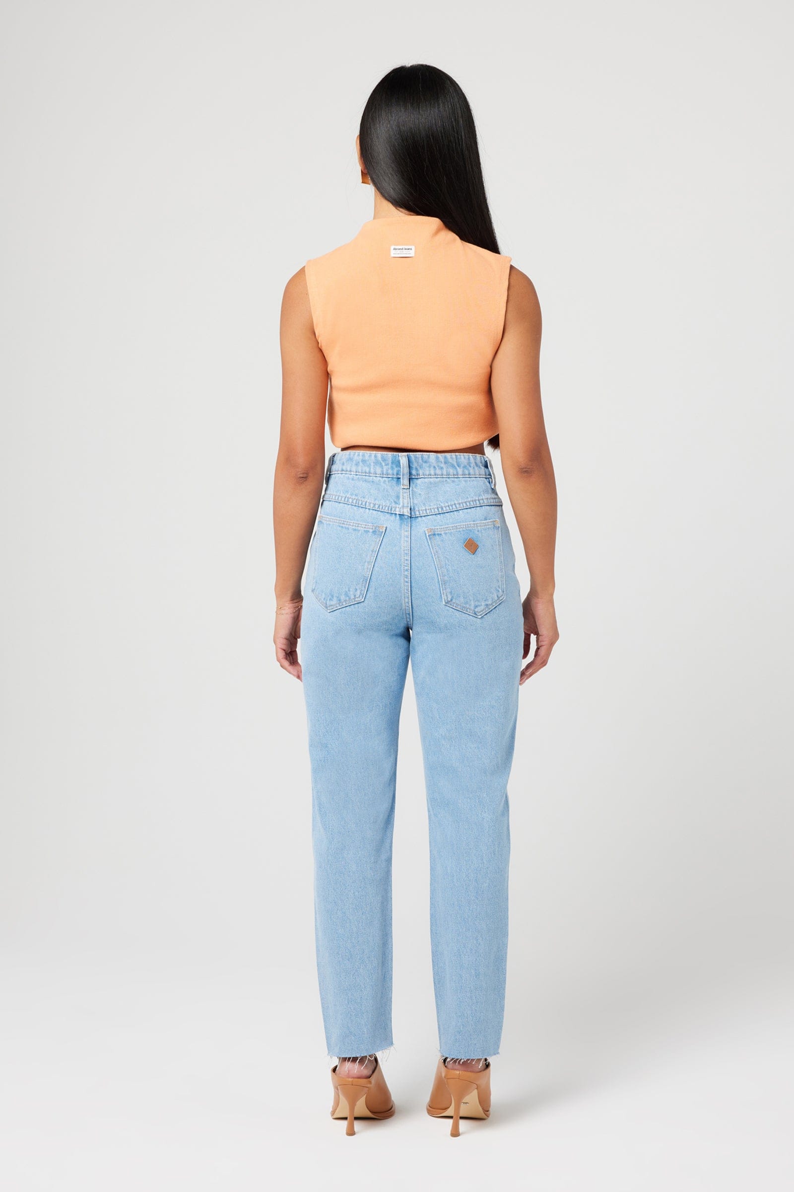 94 Slim Petite Kendall - Light Vintage Blue - Abrand Jeans
