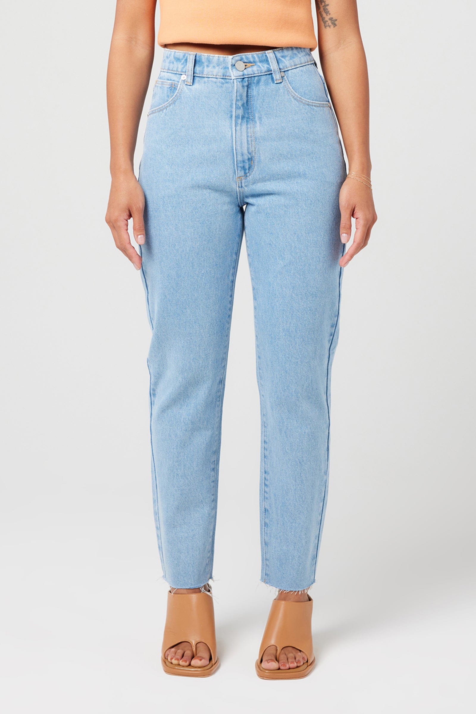 94 Slim Petite Kendall - Light Vintage Blue - Abrand Jeans