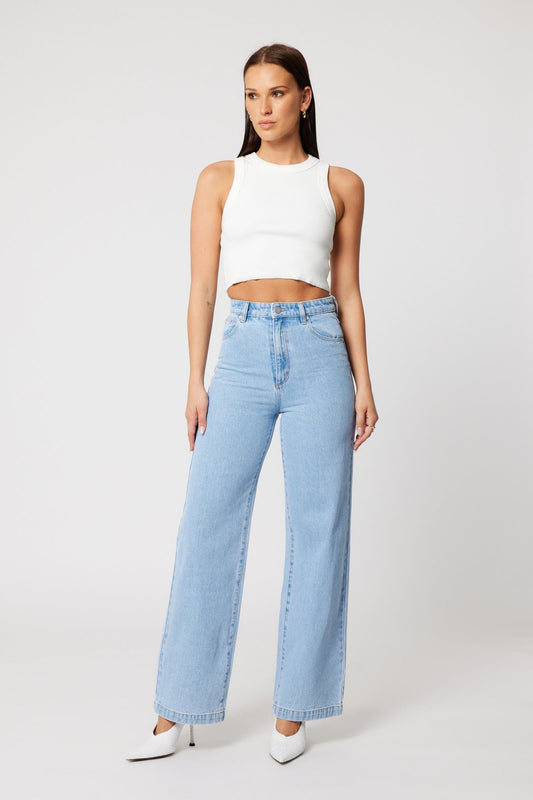 94 High & Wide Kendall Jean - Light Vintage Blue