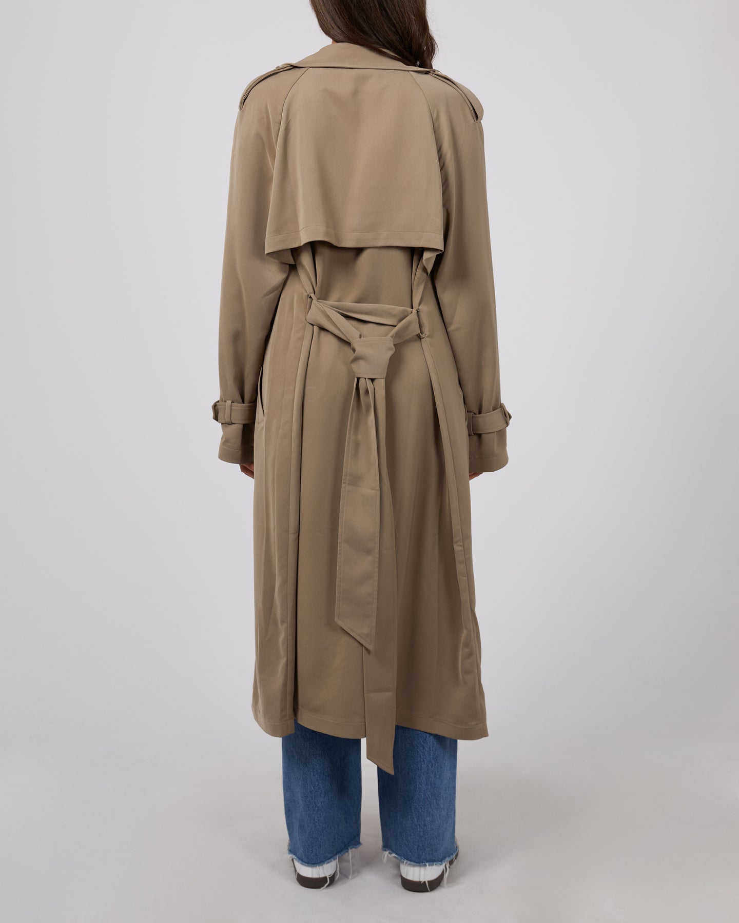 Eve Staple Trench Coat - Tan by All About Eve - in 8 | SWAACE