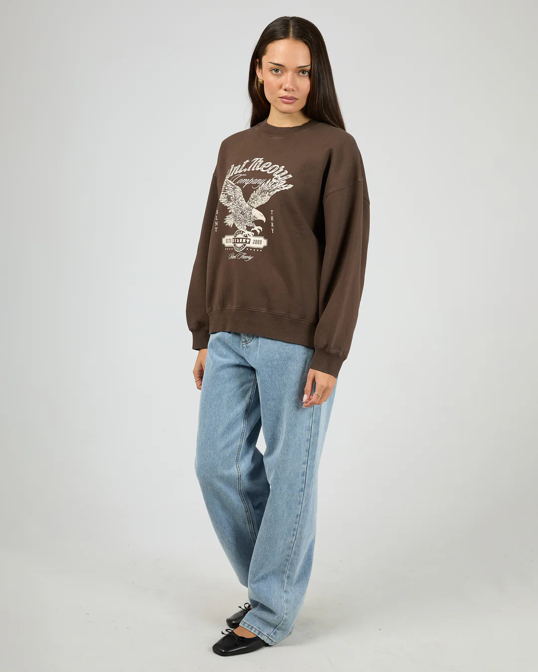 Legacy Crew Sweater - Chocolate