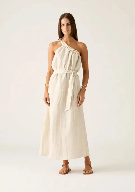 Carolina Midi Dress - Almond by MOS The Label - in 6 | SWAACE