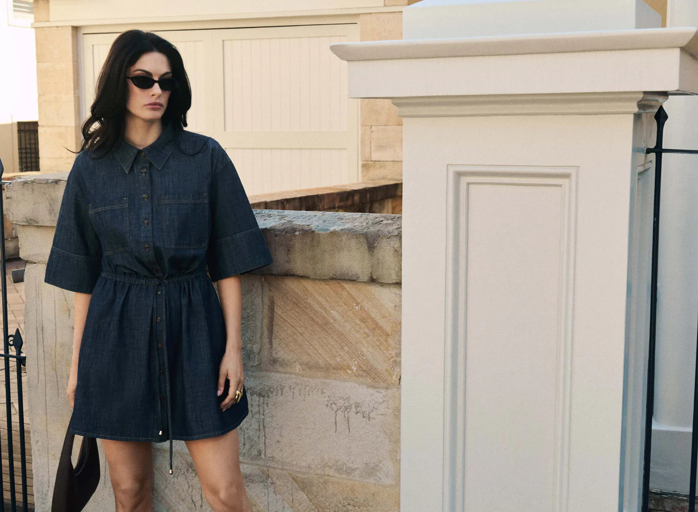Bowery Denim Dress - Indigo Denim