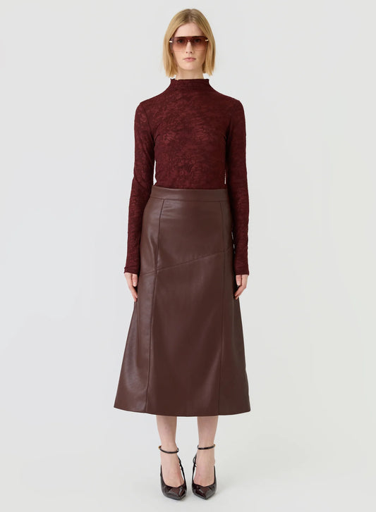 Fallow Lace Top - Mulberry